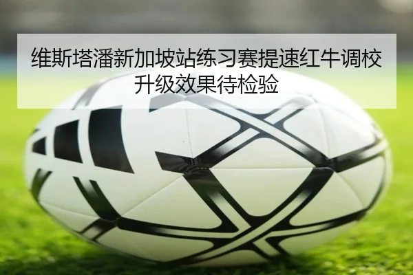 维斯塔潘新加坡站练习赛提速红牛调校升级效果待检验